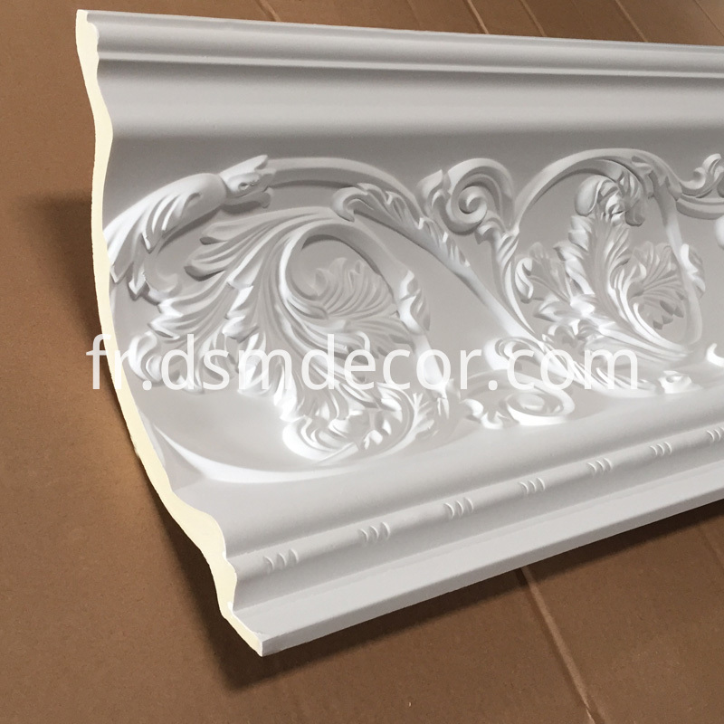 Moulure décorative en polyuréthane Polyurethane Decorative Crown Molding